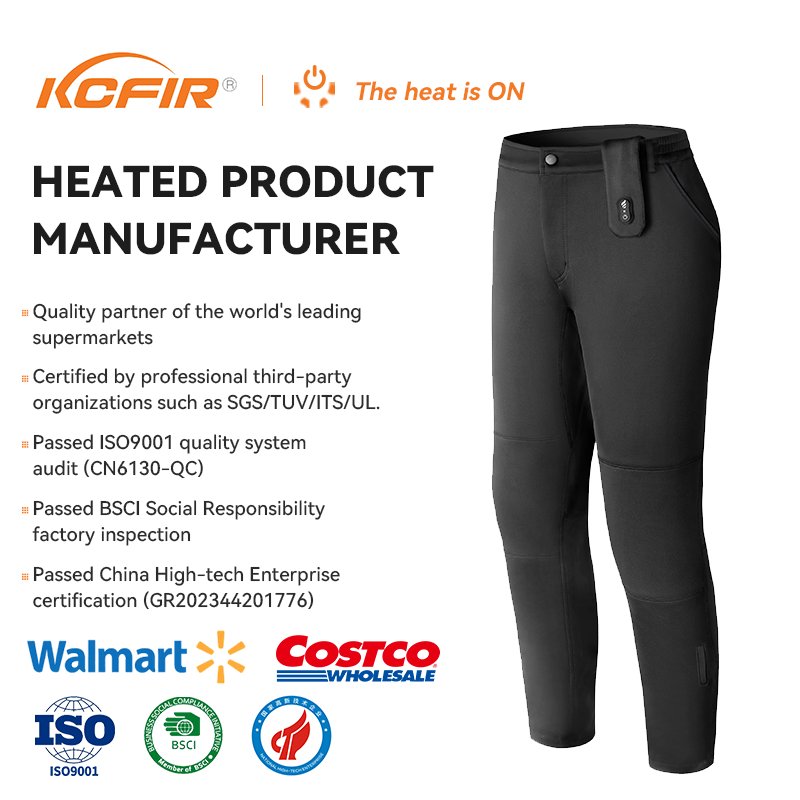 Wholesale Thermal Smart Customize Electric Warming Rider Heated Coat Clothes Motorcycle Heated Pants