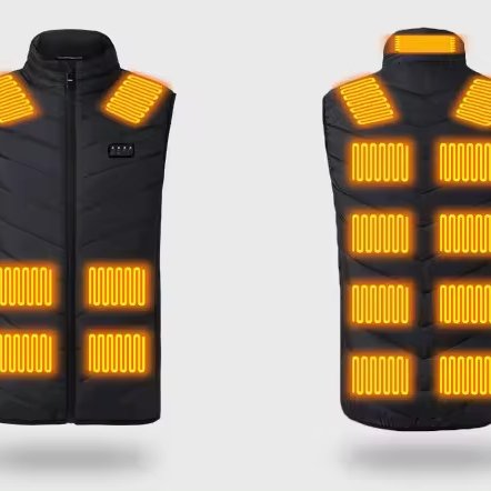 Cross-Border New Fashion Vest Usb Smart Outdoor Skiing Heating Vest For Men And Women Usd Jaacket