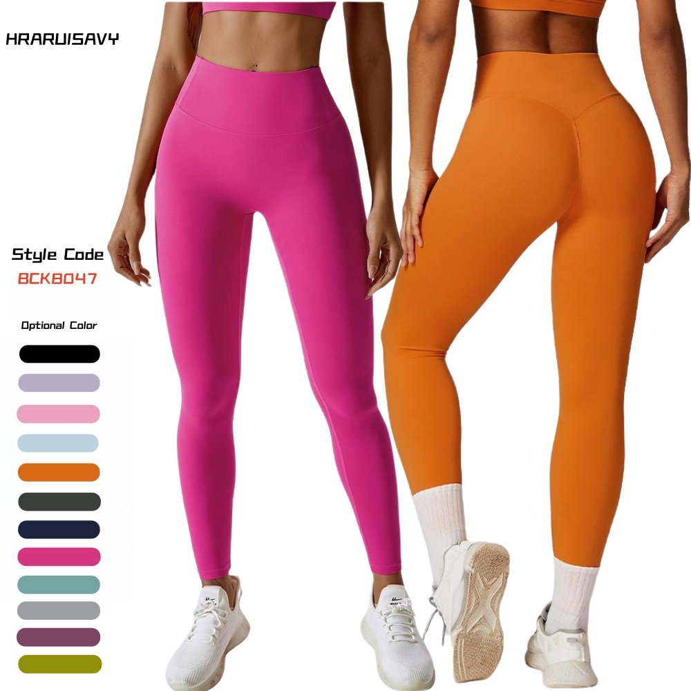 Hot Selling Breathable Tummy Control Fitness gym wear clothes High Waist Yoga Pants Women Sport Legging