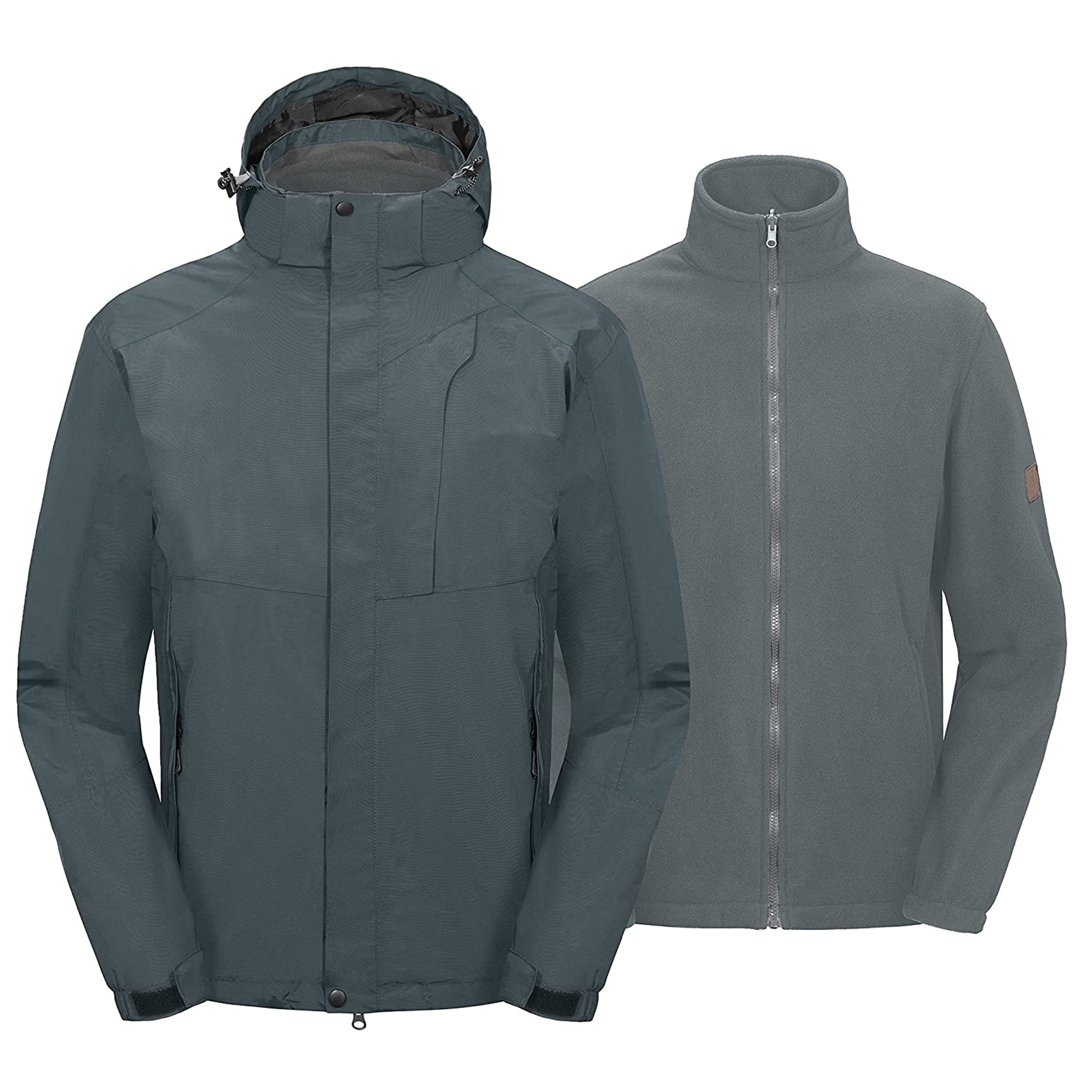 best quality climbing hiking outdoor jacket men's 3 in 1 coat