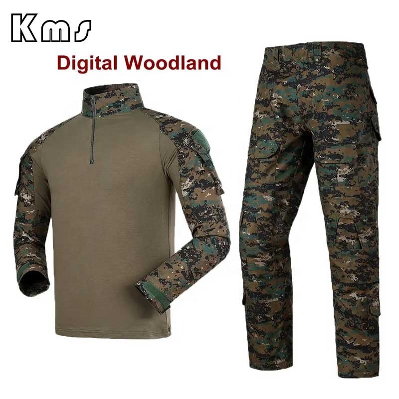 KMS Top Selling Wholesale Outdoor Activities Breathable Clothing Frog Uniform Multicolor Tactical Combat Frog Suit For Training