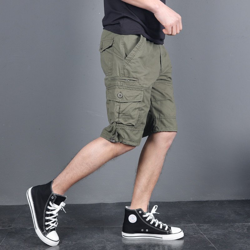 Good Quality Men Multi pockets Casual 100% Cotton Short Pants Outdoor Tactical Cargo Pant for Hunting Trekking Hiking Climbing