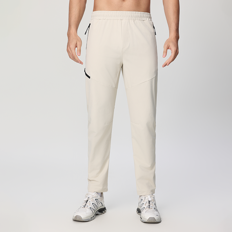 High Quality Mens Hiking Pants Lightweight Quick Dry Elastic Waist with Drawstring Zip Pockets Jogging Fishing Pants Sweatpants