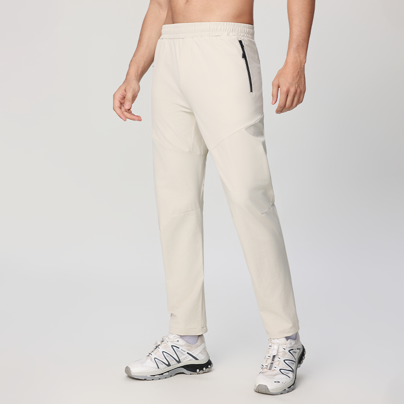 High Quality Mens Hiking Pants Lightweight Quick Dry Elastic Waist with Drawstring Zip Pockets Jogging Fishing Pants Sweatpants