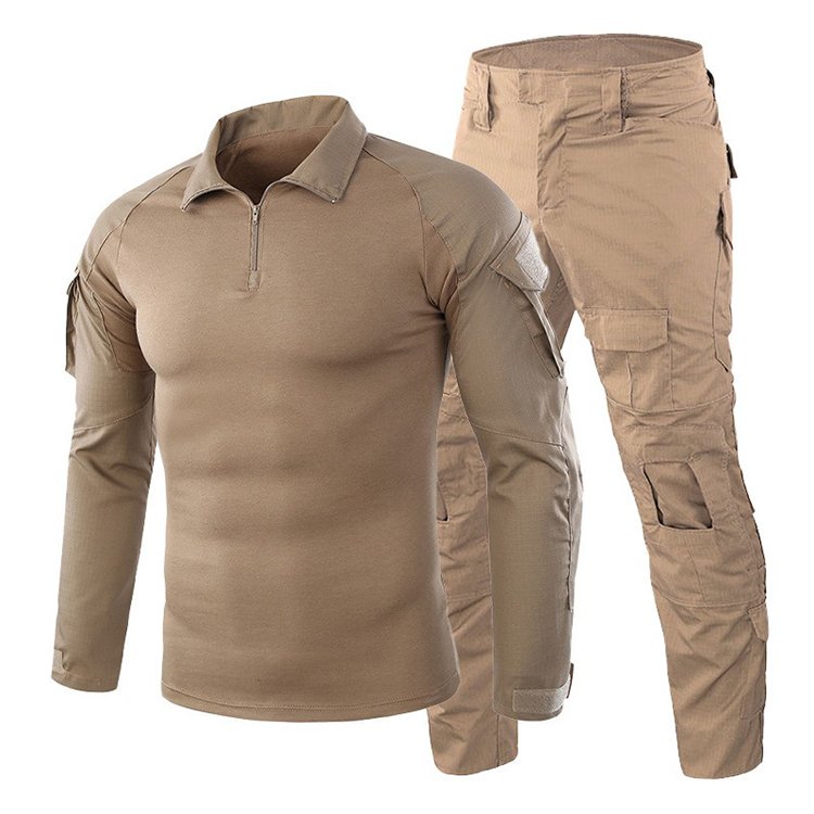 Root Three Outdoor Tactics Long Sleeve Frog Suit Set Hunting Mountaineering Camping Wear Resistant Camouflage Training Clothing