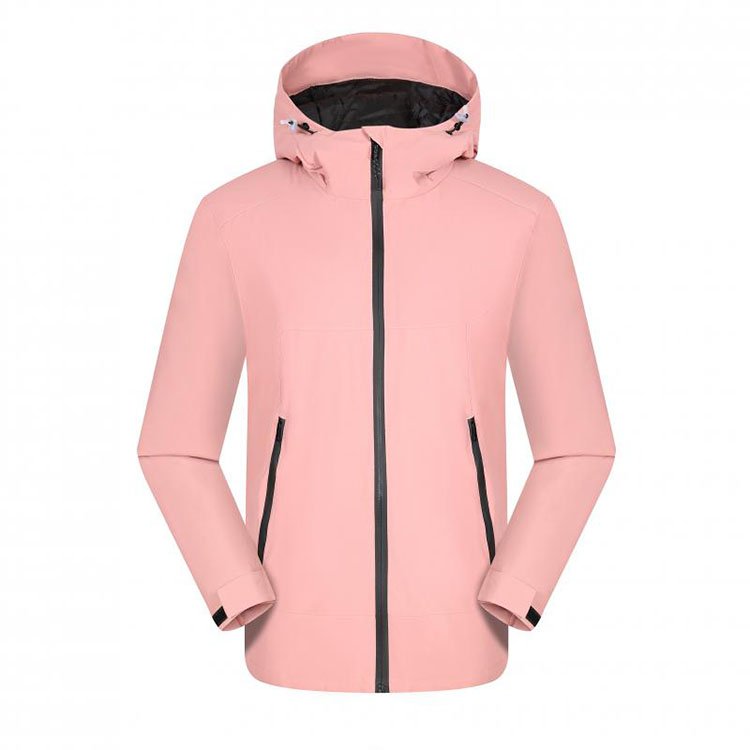 2024 New Design Wholesale Casual Sport Hooded Windbreaker Polyester Men Outdoor Hiking Jacket Men's Waterproof Jacket with Logo