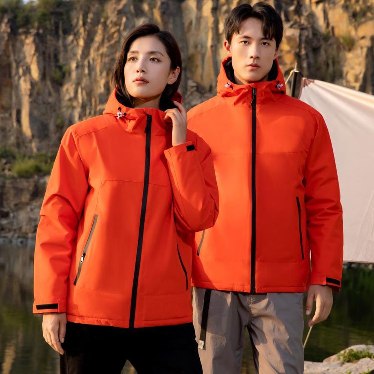 2024 New Design Wholesale Casual Sport Hooded Windbreaker Polyester Men Outdoor Hiking Jacket Men's Waterproof Jacket with Logo