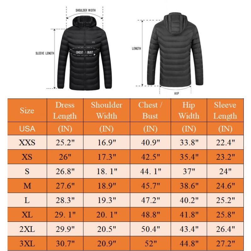 New winter cotton sports hiking cycling puff nylon women and men casual racing heated windbreaker jacket for Heated jacket