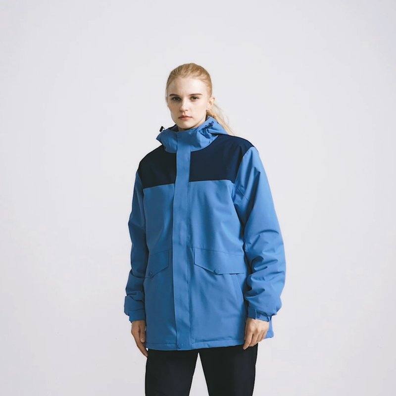 Hot Sale 100% polyester fiber waterproof Windbreaker Hooded female Coat zipper breathable warm Outdoor jacket for women