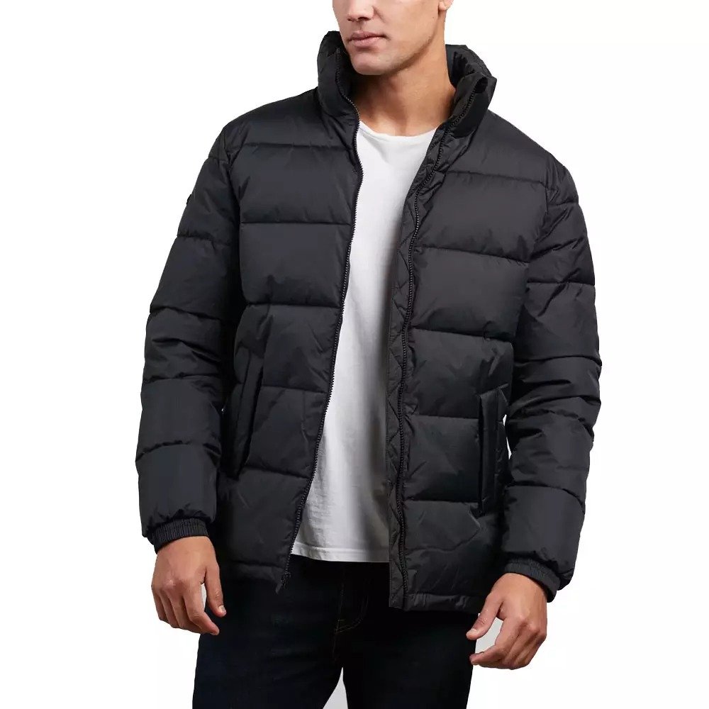 Men Puffer Jacket Winter Custom Mens Clothing Bulk Streetwear Fashion Padded Down Bomber Quilted Lightweight Puffer Jacket Men