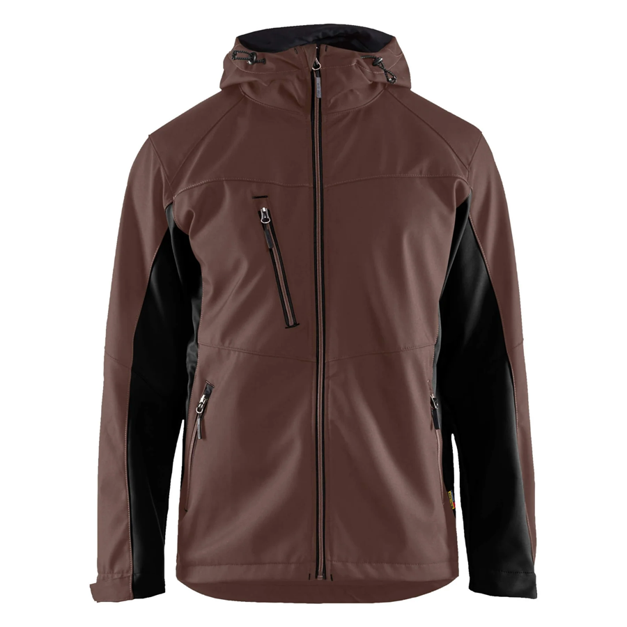 JOMO Outdoor New Design Hooded Men Softshell Jackets With Logo High Quality Custom 5000MM Waterproof Softshell Jacket Sailing