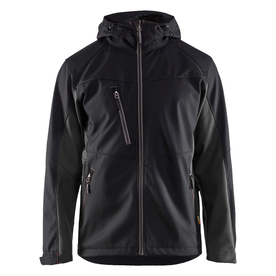 JOMO Outdoor New Design Hooded Men Softshell Jackets With Logo High Quality Custom 5000MM Waterproof Softshell Jacket Sailing