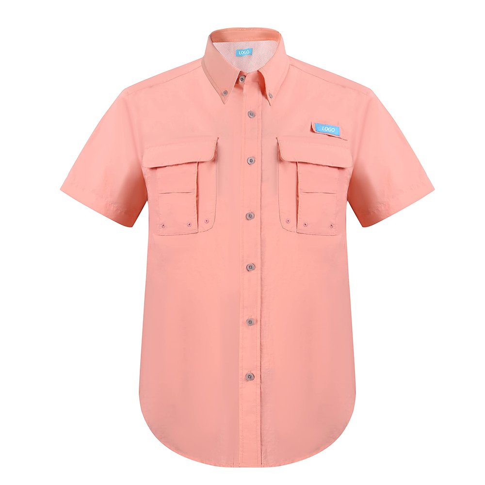 Custom jersey anti uv protection quick dry waterproof breathable button down mesh fishing shirts for Men