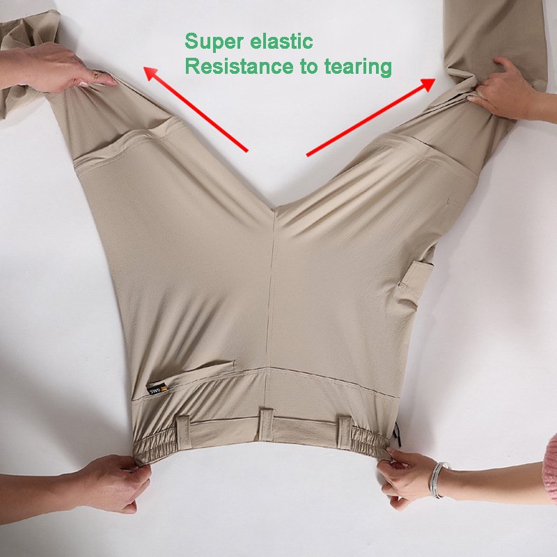 Hiking Mountain Sportswear Men Lightweight Breathable Quick Dry Windproof Cargo Pants Trousers Hunting Plus Size pants