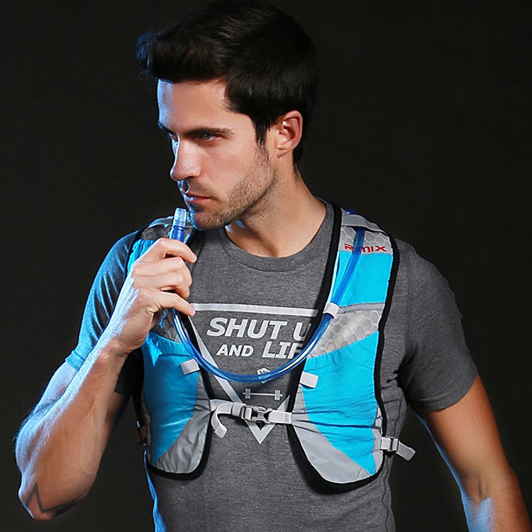 Marathon Running Vest with Water Bag Backpack Sport Air Vest for Off-Road & Hiking Clothing