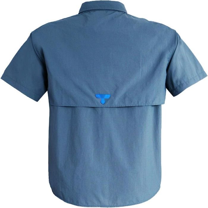 Men's UV UPF 50+ Sun Protection Soild Anti-Static Waterproof Breathable Fast Dry SPF Hiking Fishing Short Sleeve Shirts