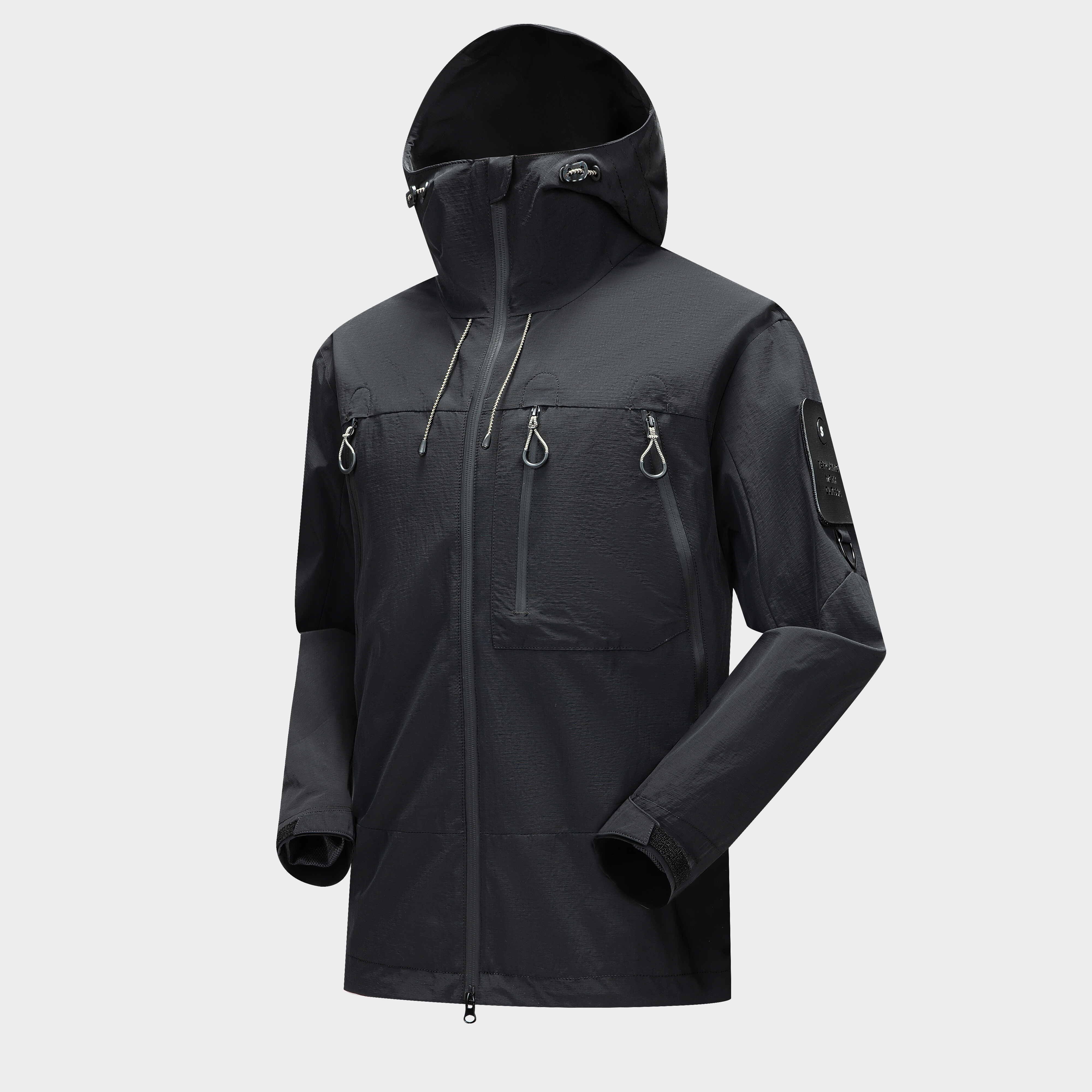 Hot selling men's fishing outdoor hiking windproof mountaineering soft shell jacket