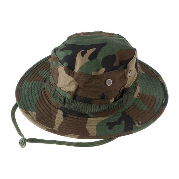 Outdoor Waterproof Sun UV Protection Wide Brim Custom Fisherman Fishing Boonie Bucket Hats with string