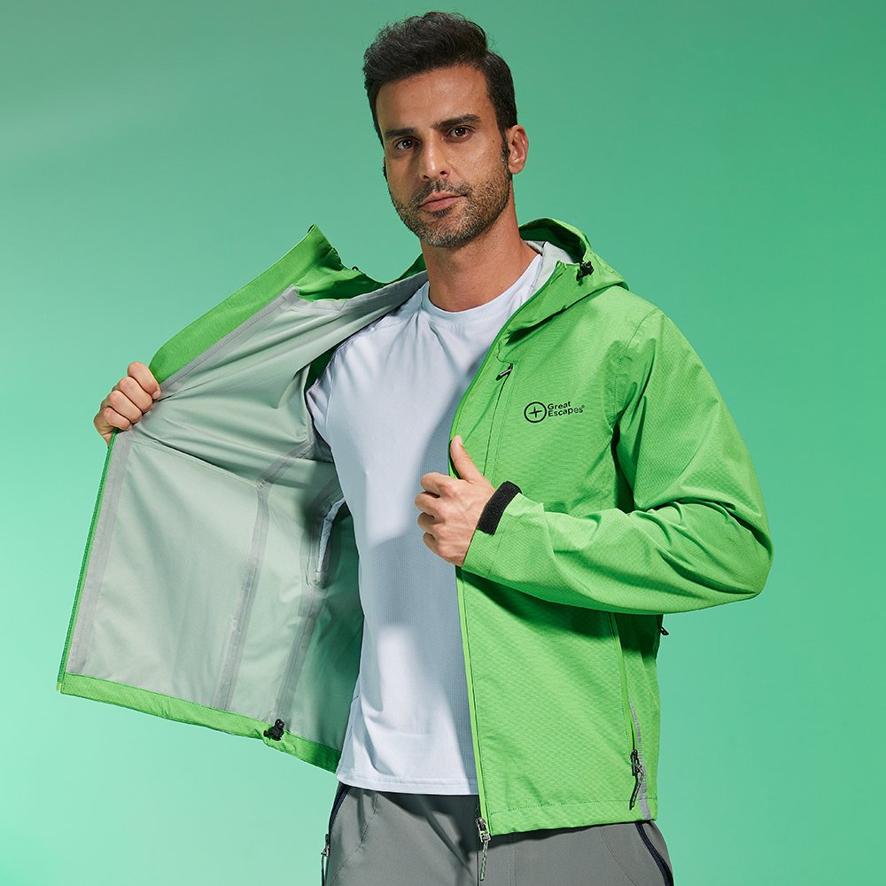 Camping hiking wear outdoor technical jacket waterproof jacket with 20000mm H2O