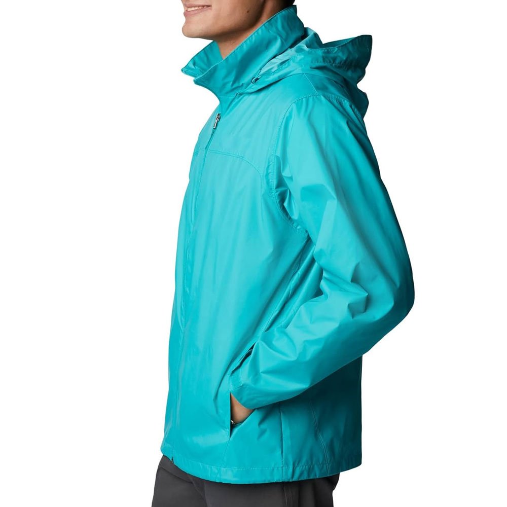 Custom Logo Outdoor Hiking Men Waterproof Sports Rain Running Jacket Reflective Windbreaker Packable Golf Cycling Hood Jackets