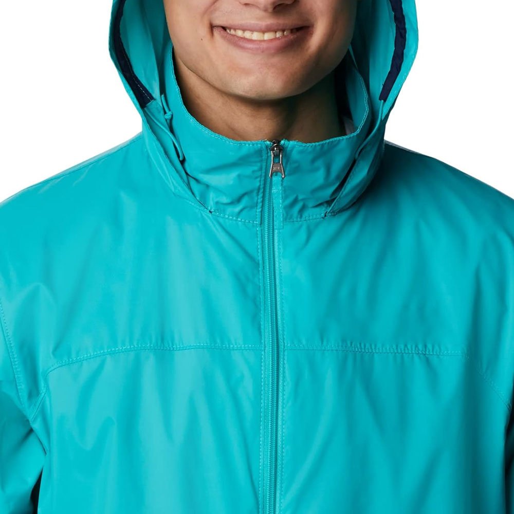 Custom Logo Outdoor Hiking Men Waterproof Sports Rain Running Jacket Reflective Windbreaker Packable Golf Cycling Hood Jackets