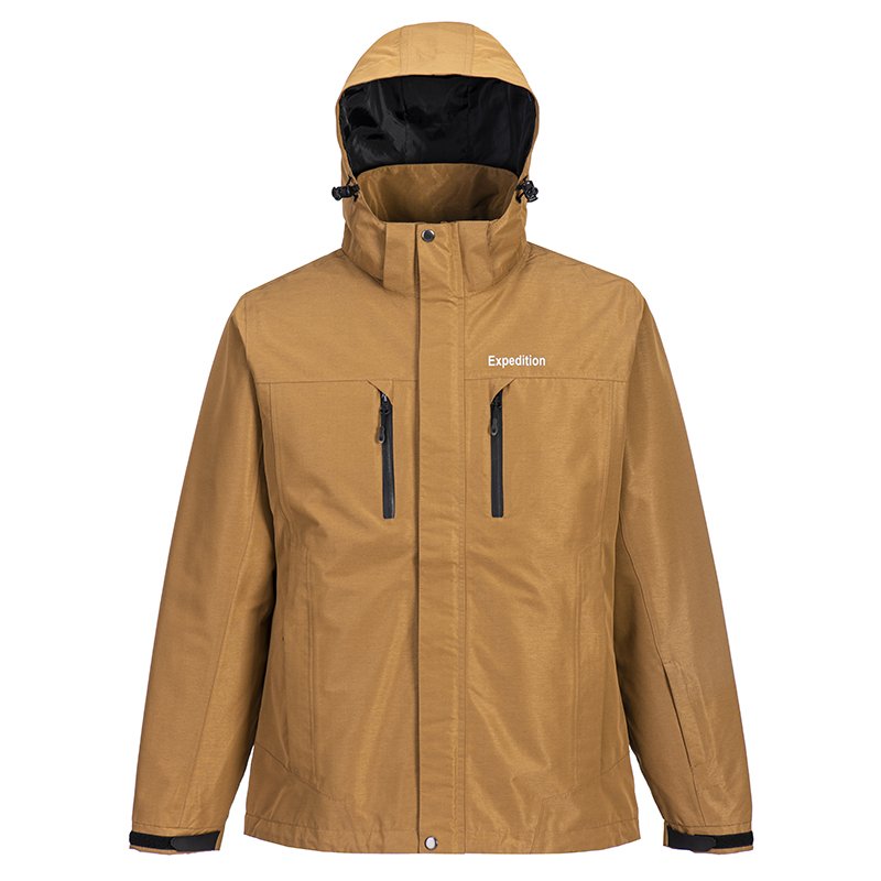 Windbreaker Hiking Clothing Customized Logo Waterproof Pu Jacket with Seamless pocket