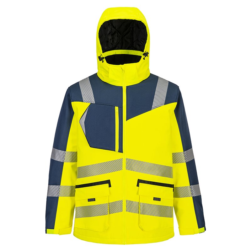 Windbreaker Hiking Clothing Customized Logo Waterproof Pu Jacket with Seamless pocket