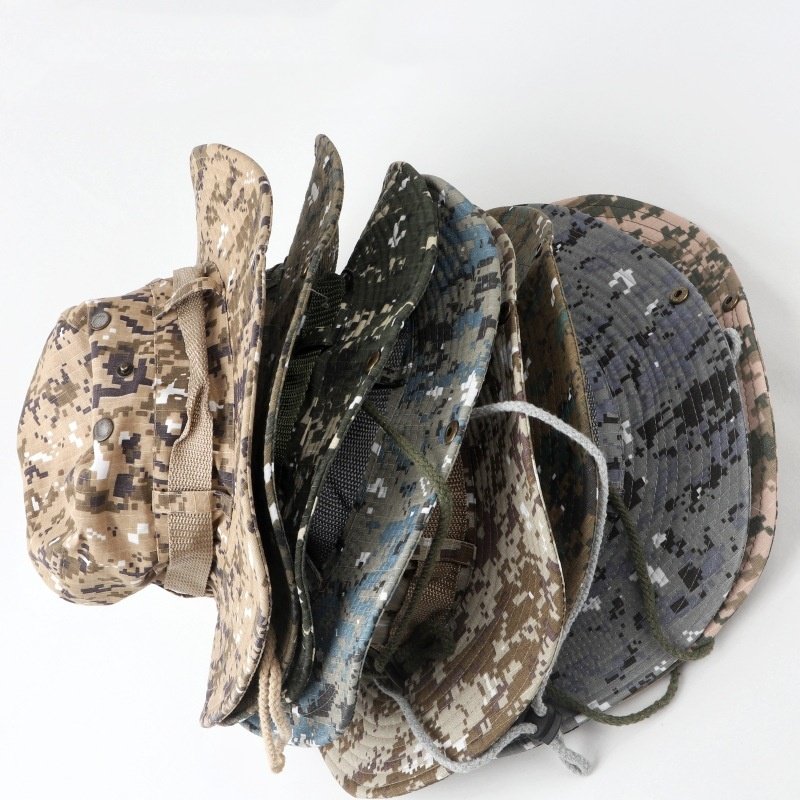 Wholesale Custom Breathable Outdoor Hunting Hiking Fishing Climbing Camo Sports Printed Camouflage Hat Cap