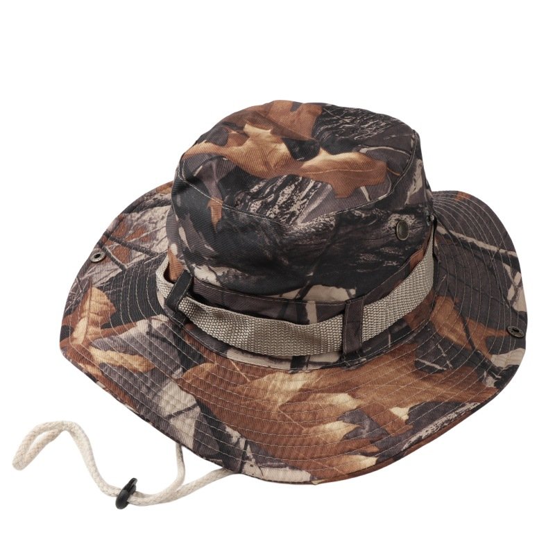 Wholesale Custom Breathable Outdoor Hunting Hiking Fishing Climbing Camo Sports Printed Camouflage Hat Cap