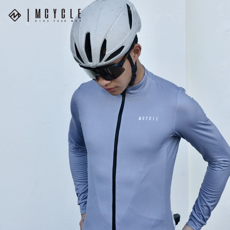 Mcycle Customize Winter Cycling Outfit Windproof Fleece Thermal Bicycle Clothing Men's Long Sleeve Cycling Thermal Jacket