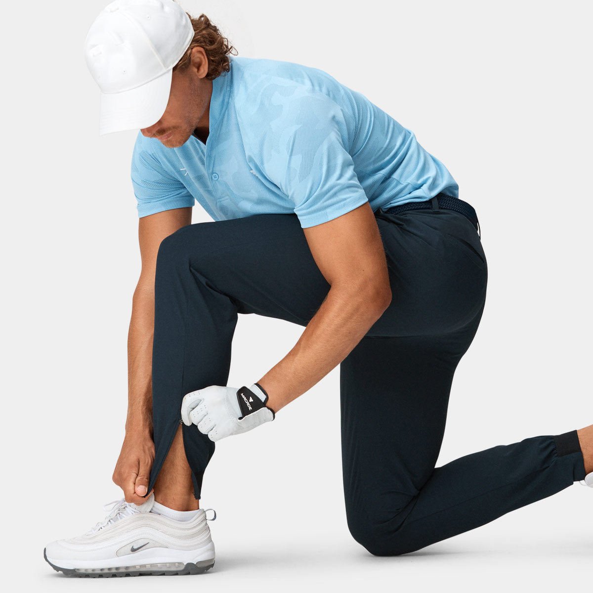 custom Stretch Hiking sweat Pants Waterproof sweatpants pantalons pour hommes Tapered Travel trouser men's golf jogger