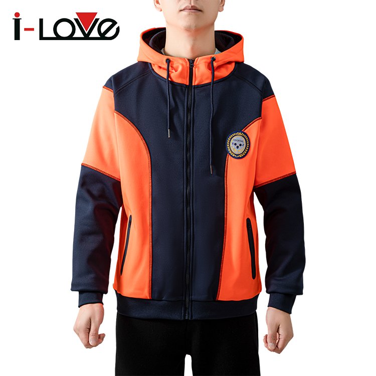 Factory Price Custom Sport Hoodies Hiking Biking Fishing Rock Climbing Camping Fluorescence Reflective Zipper Hoodies Coat