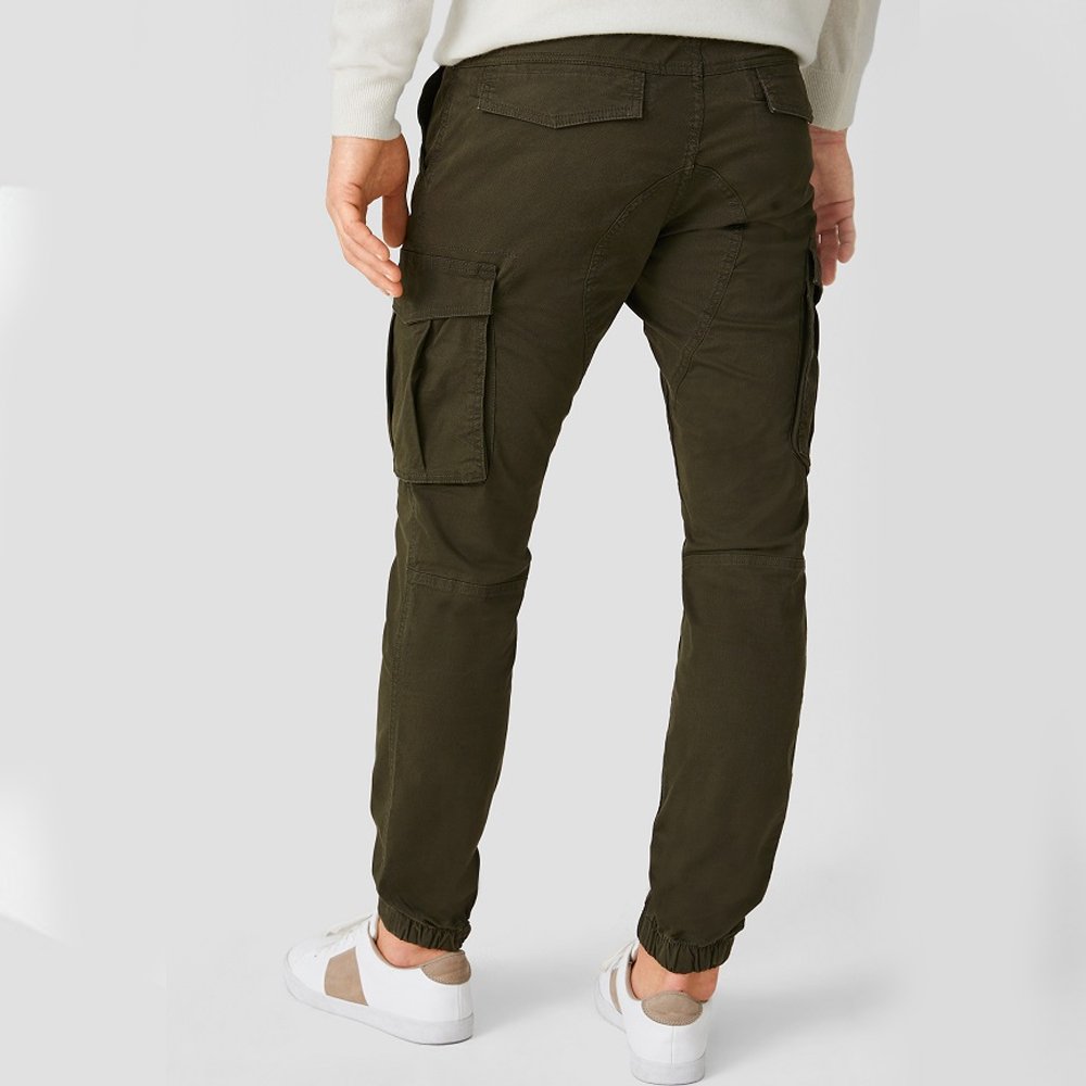Wholesale High Quality Custom Solid Color Long Cargo Pant Anti-Pilling Windproof Wear Resistant Trousers