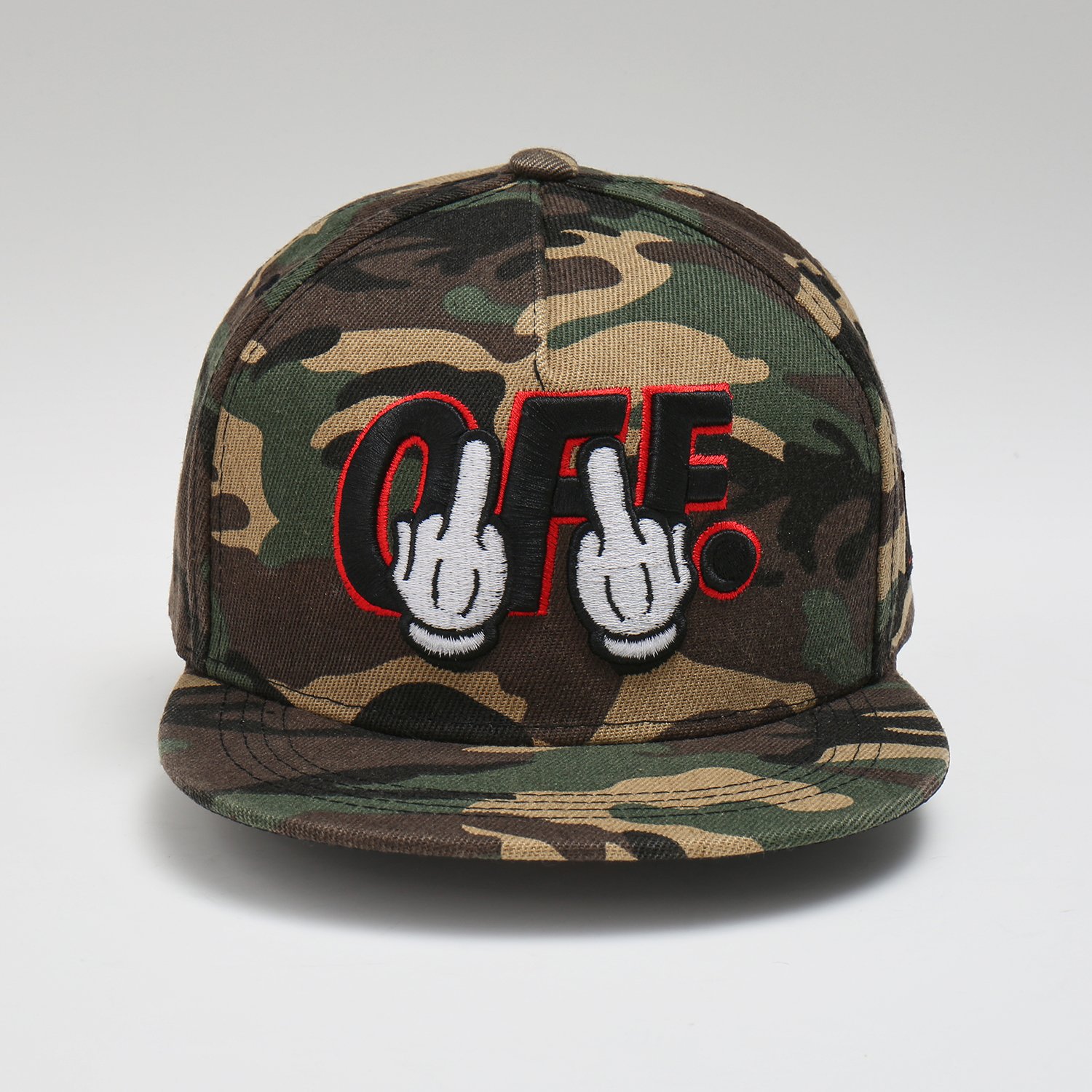 Wholesale factory price cheap custom man camouflage hunting hat adjustable cotton camo embroidery sports flat brimmed caps