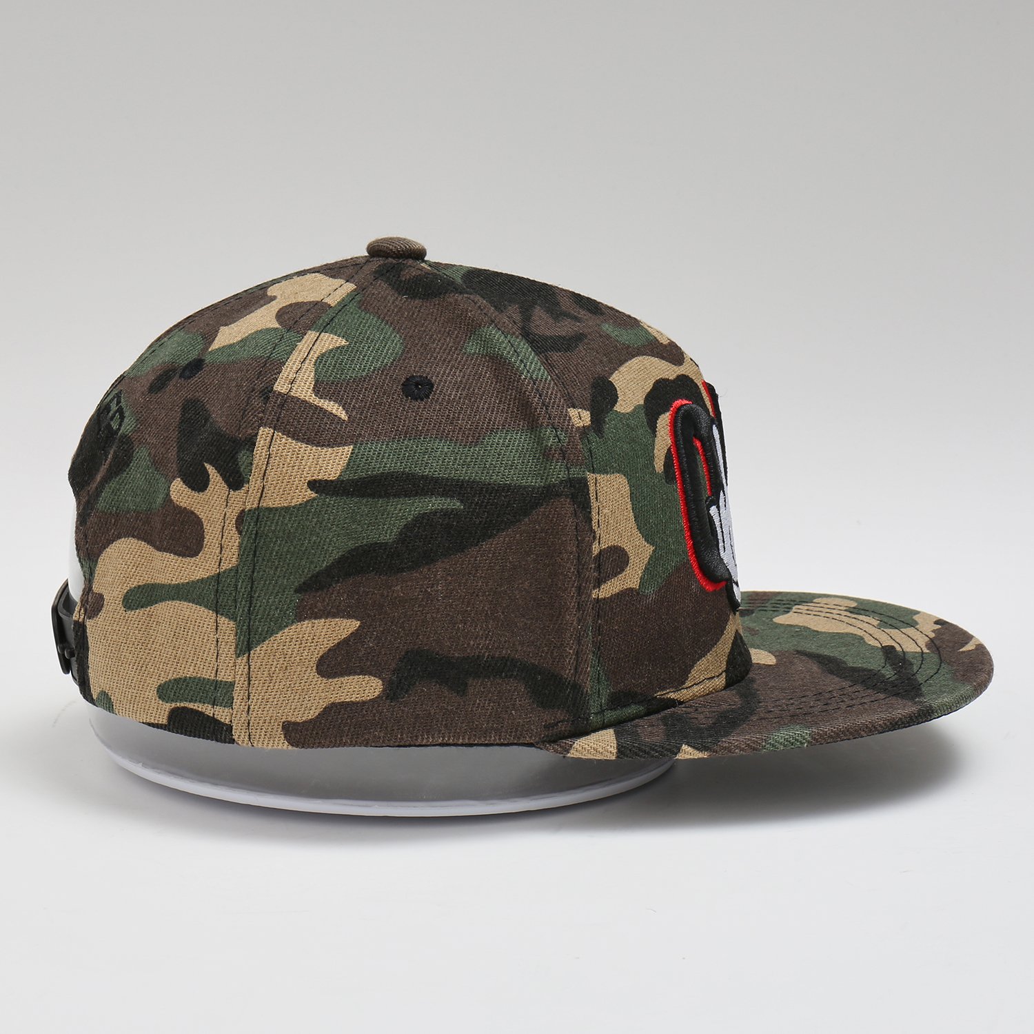 Wholesale factory price cheap custom man camouflage hunting hat adjustable cotton camo embroidery sports flat brimmed caps