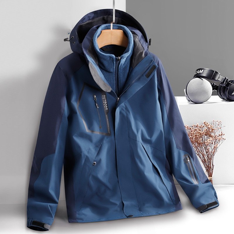 Outdoor Jacket Men Triad Windproof Waterproof Coat Outdoor Hiking Clothing Women Custom Wholesale Couple Jackets