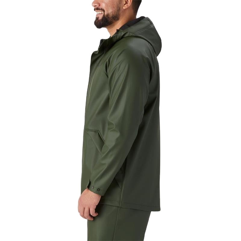 Custom Rain Jackcet Unisex PU Rain Coats For Mens And Womens Adult Raincoat Suit Waterproof Warm Logo Waterproof Jacket