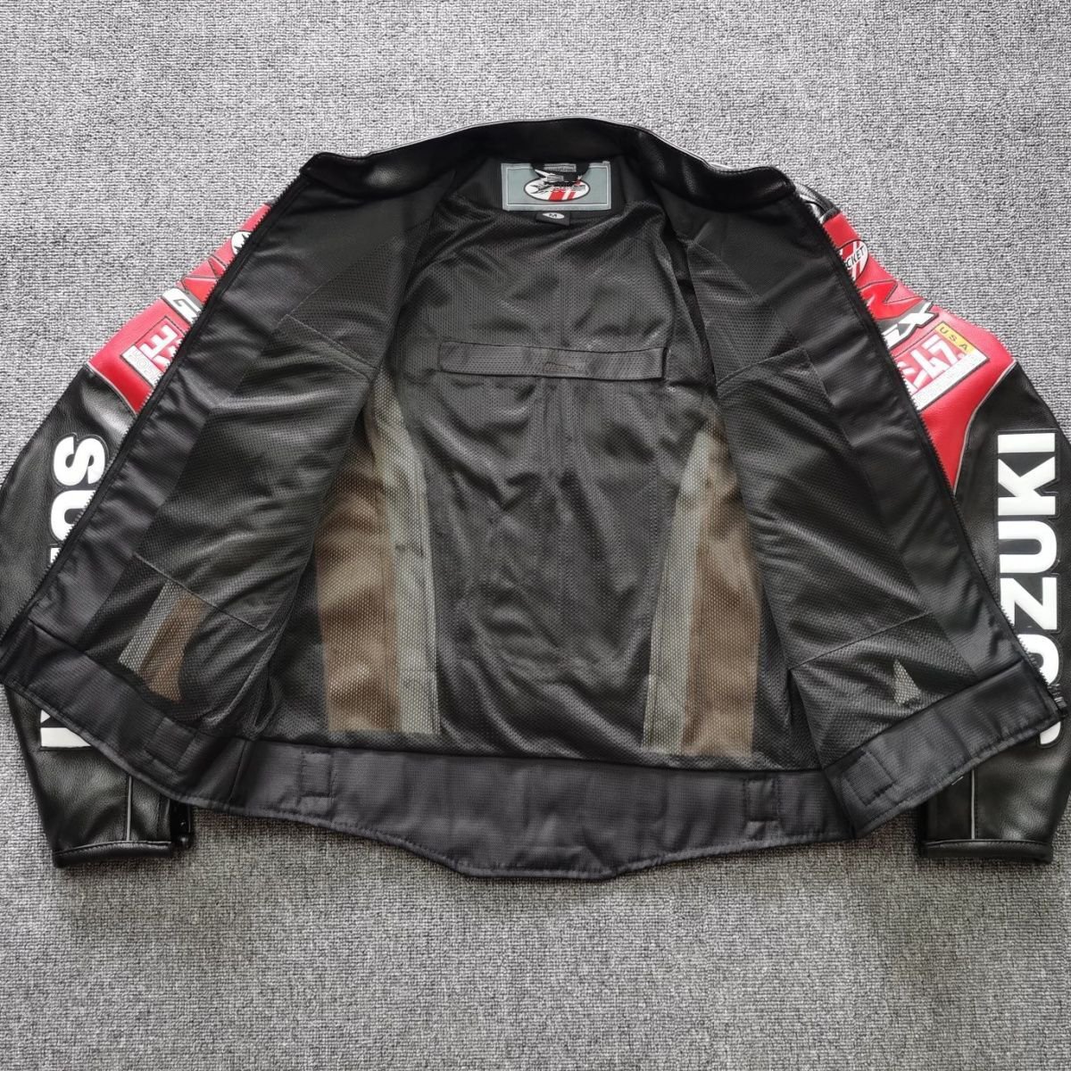 manufacturers custom new arrival oversize patch varsity Racing cowhide blue men's jacket accept OEM service