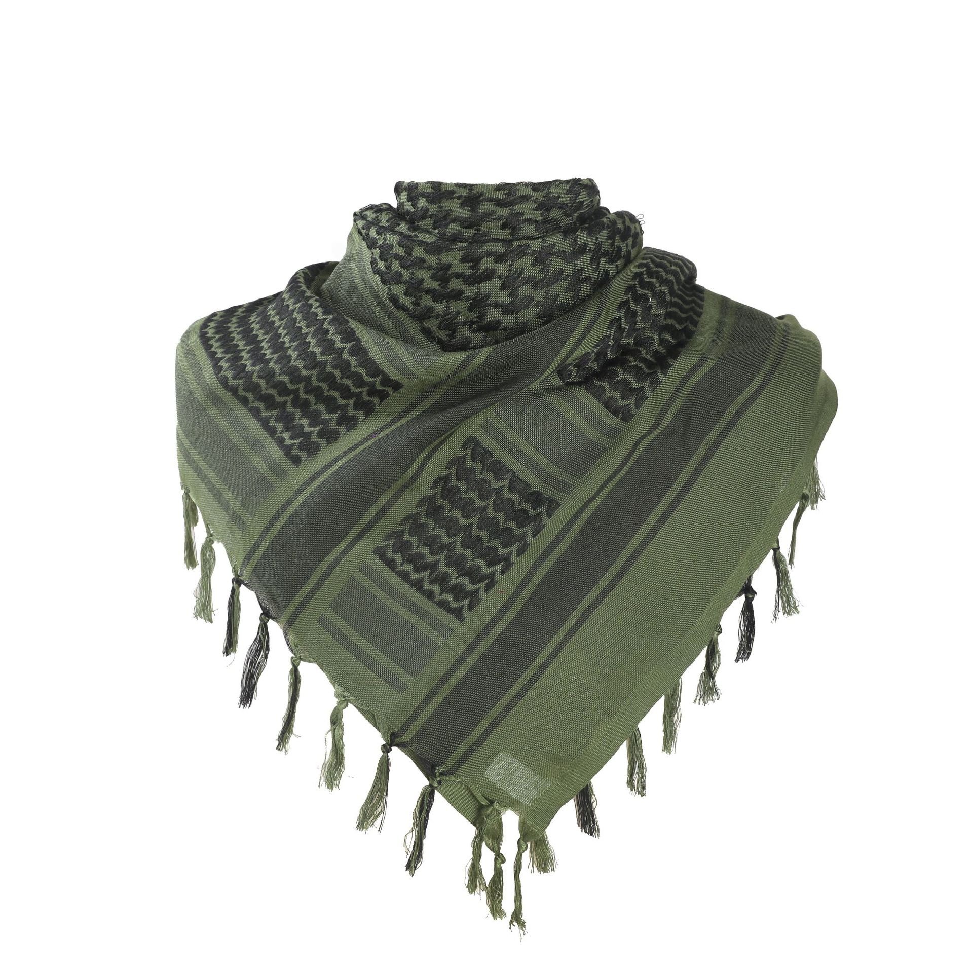 110x110cm 100% Cotton Hiking Scarves Arabian Scarf Tactical Shemagh Tassel Men Women Bandana Scarf Tactical Shawl