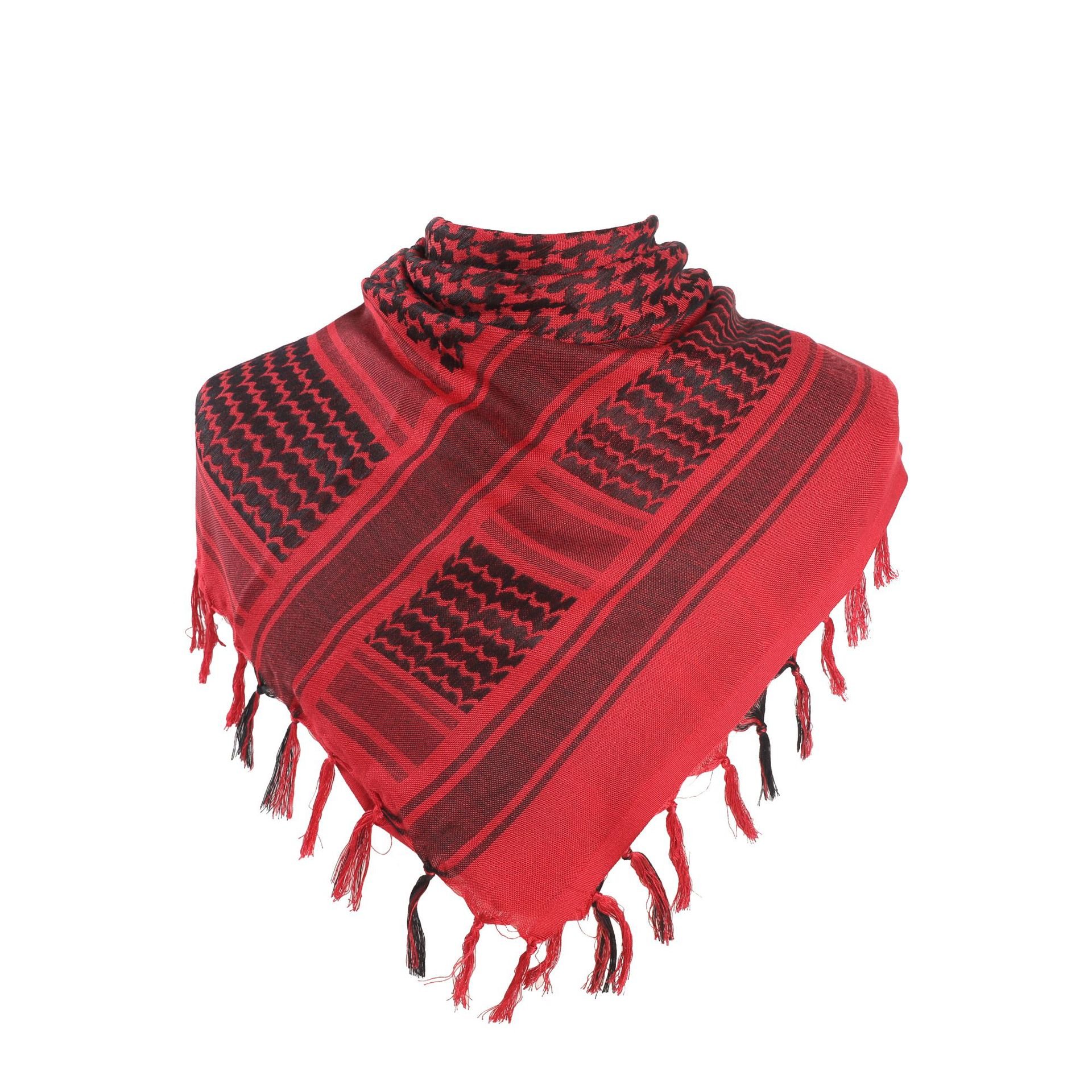 110x110cm 100% Cotton Hiking Scarves Arabian Scarf Tactical Shemagh Tassel Men Women Bandana Scarf Tactical Shawl