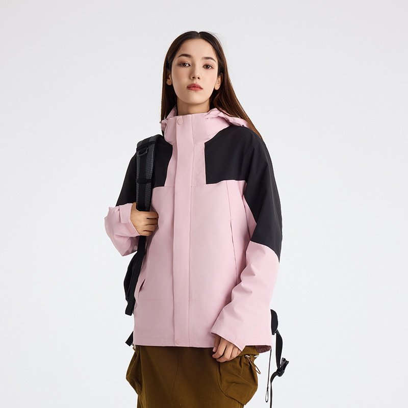 Customized Outdoor Mountaineering clothing With Wool Lining Windproof Zipper Waterproof Warm And Thick Anti Cold clothing