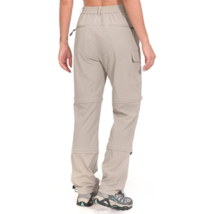 Stretch Softshell Hiking Trousers Zip Off Quick Drying Zip Trekking Trousers Lightweight Hiking Pants Men's Clothing Casual Thin