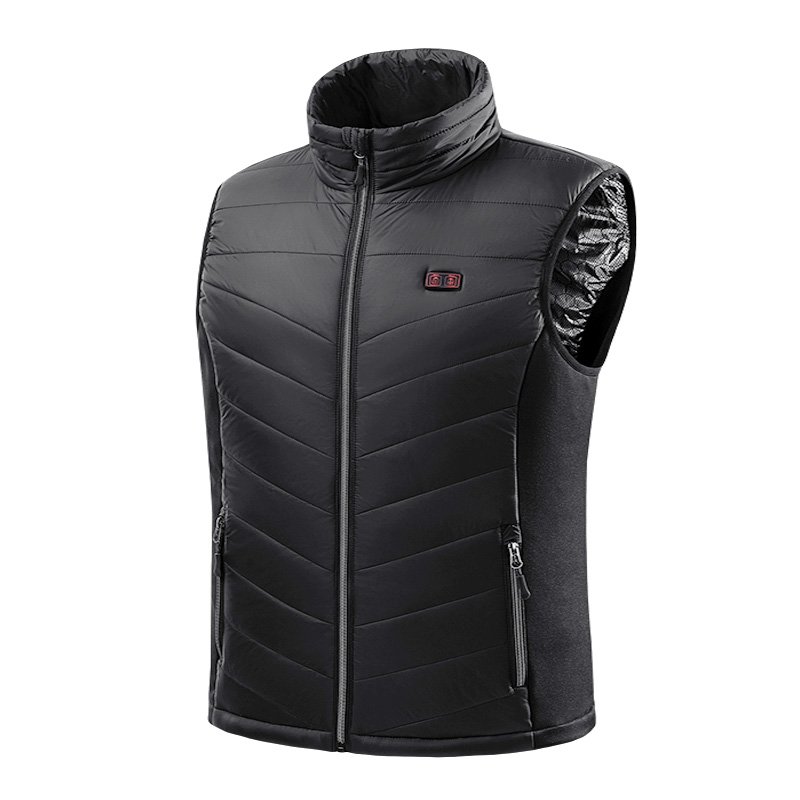 RTS Outdoor Soft 5V Usb Charging Waistcoat Warm Self Heating Clothes Vest Heated Vest Winter Jacket 15 Heating Zones Unisex
