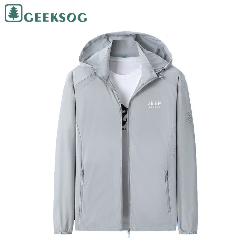 Wholesale Fashion Hiking Clothing With Sun Protection Unisex Summer Anti-Uv Sunscreen Lightweight Jacket