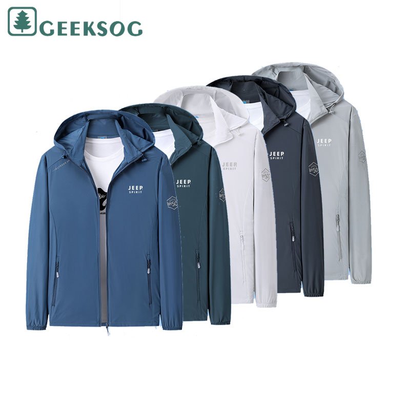 Wholesale Fashion Hiking Clothing With Sun Protection Unisex Summer Anti-Uv Sunscreen Lightweight Jacket