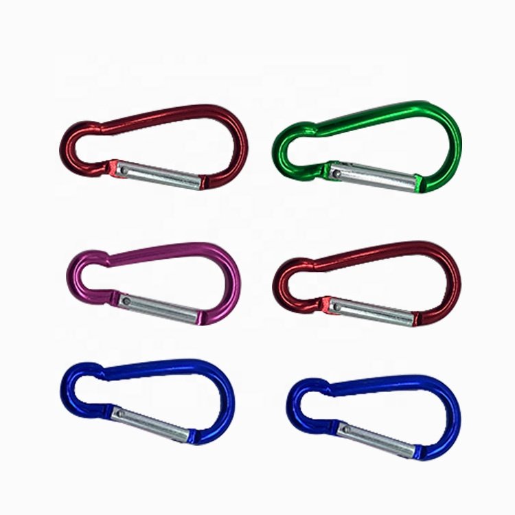 Aluminium luggage buckle rope clip clothing accessories press lightweight and simple matching mountaineering buckle hiking