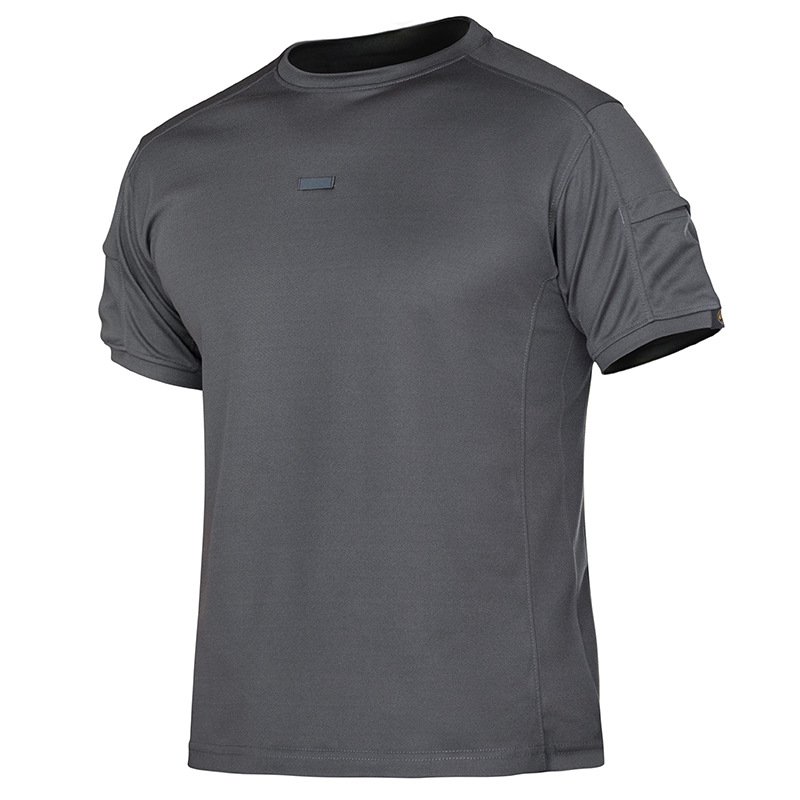 Manufacturers For Customs Clothes Mens Long Sleeve Crew-Neck Tactical T-Shirts Elastic Ripstop Hunting Combat Tops Nylon Tees