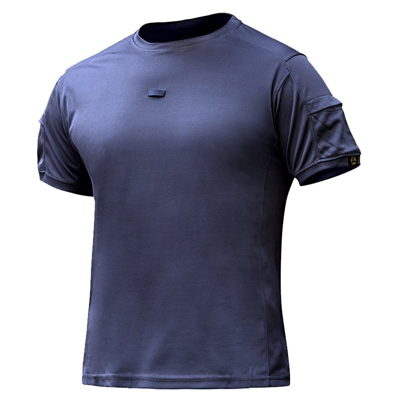 Manufacturers For Customs Clothes Mens Long Sleeve Crew-Neck Tactical T-Shirts Elastic Ripstop Hunting Combat Tops Nylon Tees