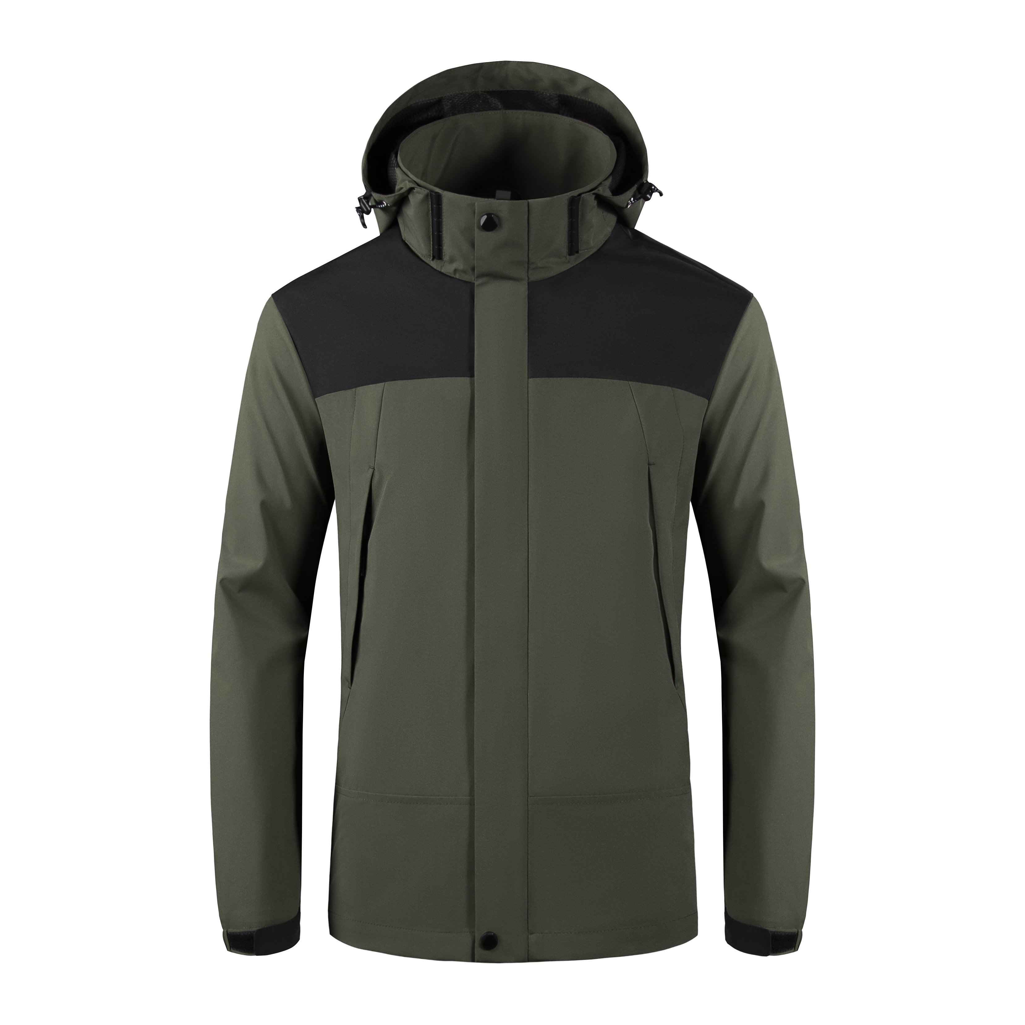 Classic style high-quality hiking jacket, waterproof thin outdoor windproof and waterproof jacket, unisex travel apparel.