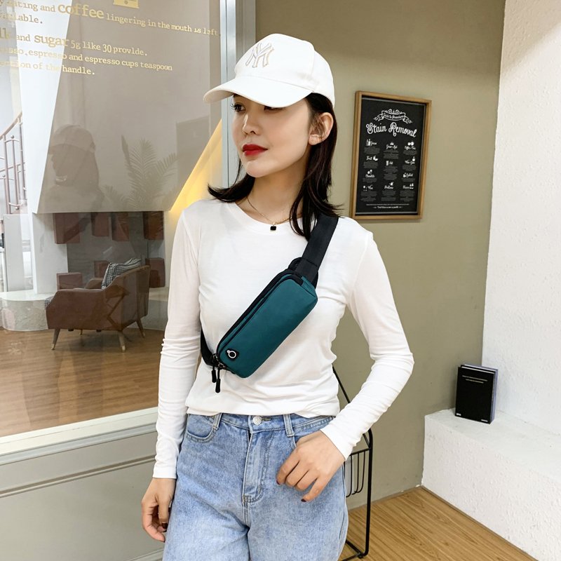 An invisible and multifunctional belt for a woman with an outdoor waterproofer